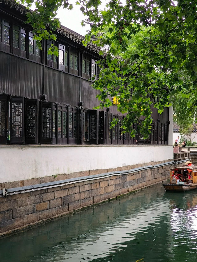 Charming Stroll Through Shantang Street | Boats, Bridges & Ancient Town Vibes