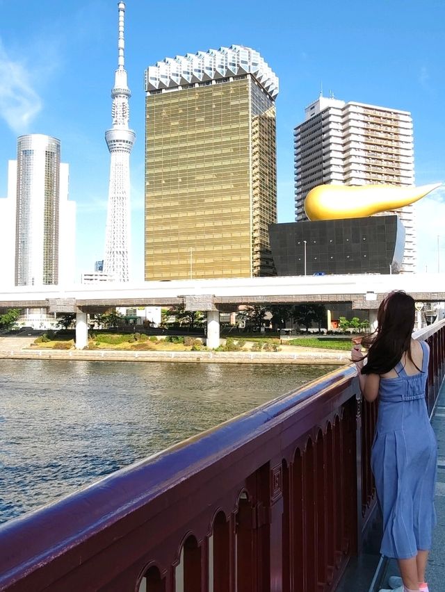 從雷門走到晴空塔是對的，沿途收穫太多不同角度晴空塔