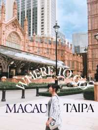 Where to Go: Macau-Taipa Cotai Area 🇲🇴 Worthed&Luxury