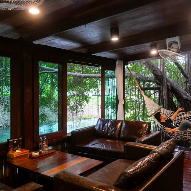 มานอนฮีลใจริมน้ำกับธรรมชาติสุดร่มรื่น มานอนฮีลใจริมน้ำกับธรรมชาติสุดร่มรื่น