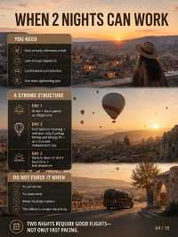 Cappadocia: 2 Nights or 3 Nights?