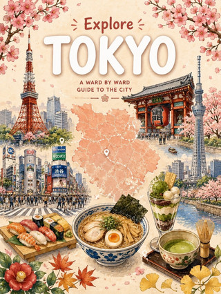 東京には5つの全く異なる「顔」がある 🏙️