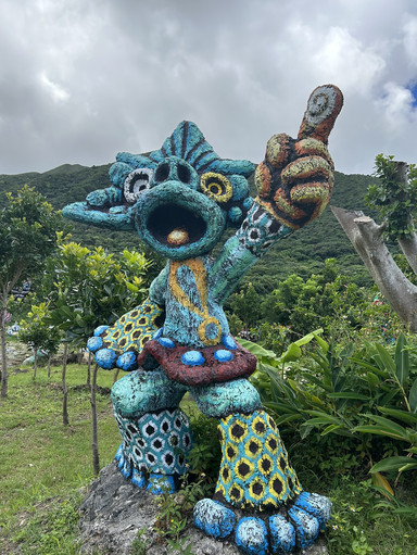 石垣島🇯🇵 色とりどりのシーサーに会える【米子焼工房シーサー農園