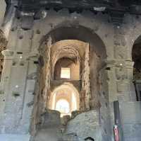 The Colosseum - Echoes of the ancient warriors in every step 👣🗡️.