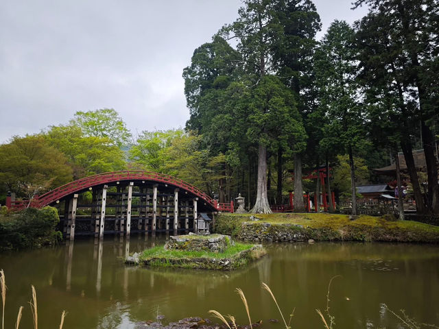 Ichinomiya in Kii Province, which is registered as a World Heritage Site