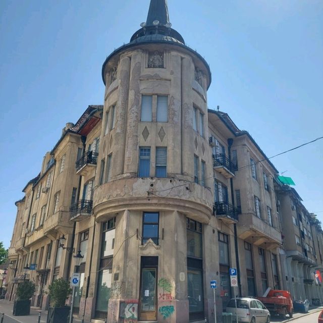 Subotica, beautiful buildings awaiting renovation
