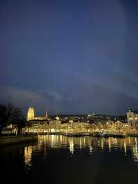 Chill, Lights & Lakeside Magic – An Afternoon-to-Night Walk at Lake Zürich 🌙🌫️  