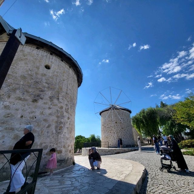 🔥 "Where the Wind Meets Magic – Alaçatı Windmills 🌬️💫" 🔥