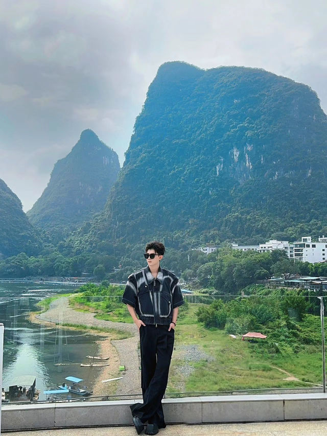 來陽朔旅遊I發圈被問爆的江景民宿!