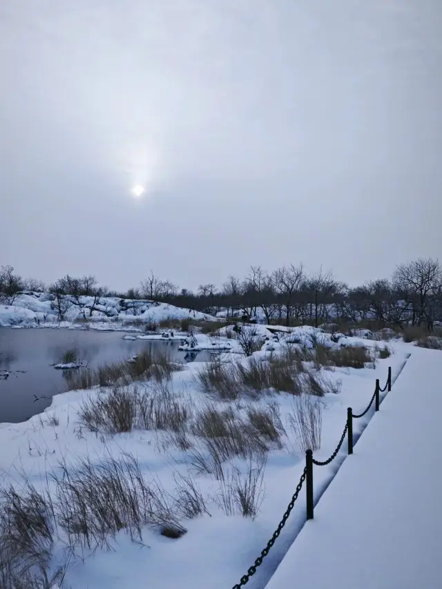 黒竜江の五大連池温泉、北東の雪景色は本当に美しいです！