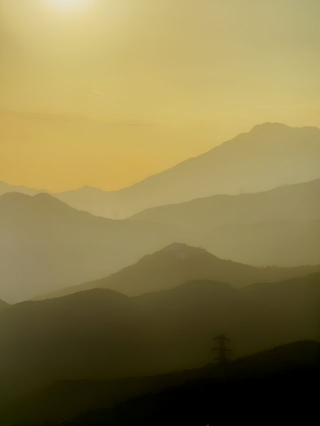 今年首次攀登的山是深圳大岭古
