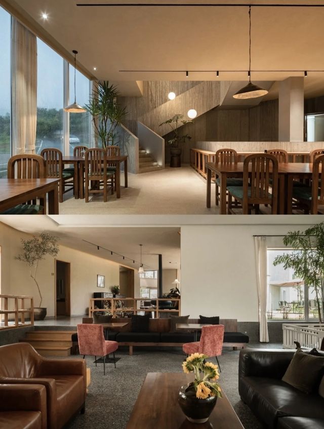 西坡·劳岭良室|茶園裡的極簡&中古風民宿