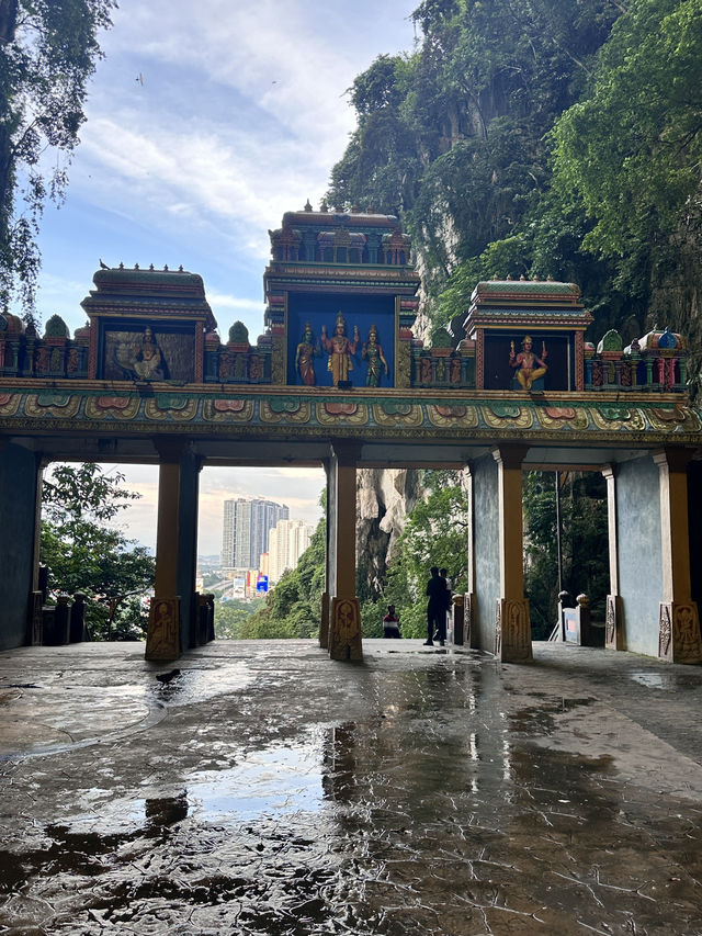The Iconic Rainbow Stairs of Batu Caves, Kuala Lumpur 