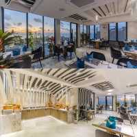 呼魯馬累海洋大酒店正宗海景餐廳，拍照效果非常漂亮！