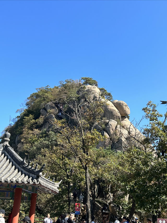 丹東鳳凰山，遼東第一險山。