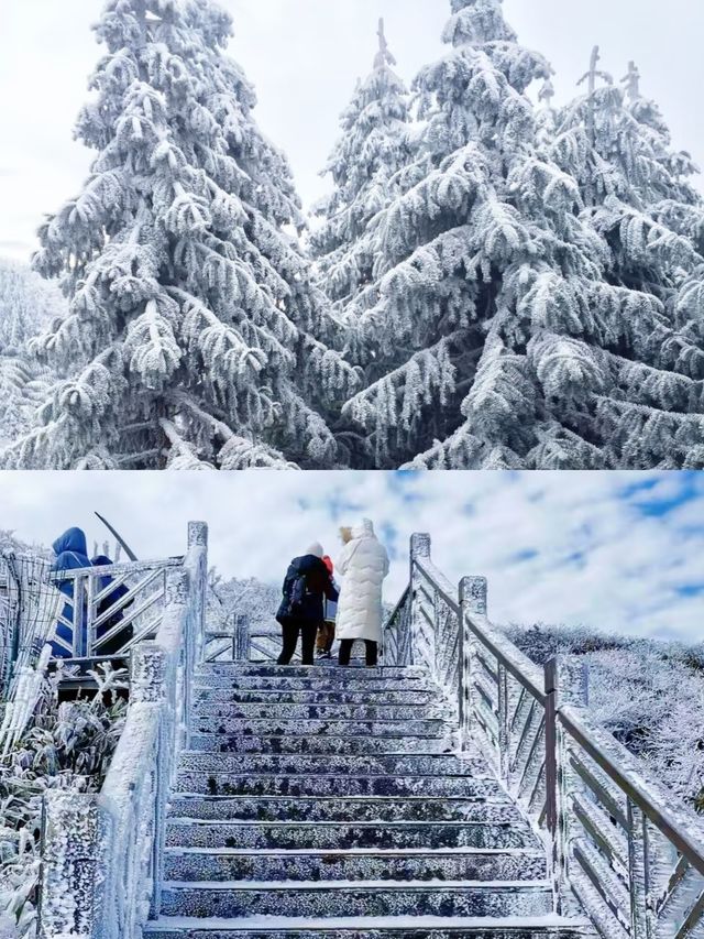 推薦廣東人一個最省錢的賞雪地：雲冰山景區。