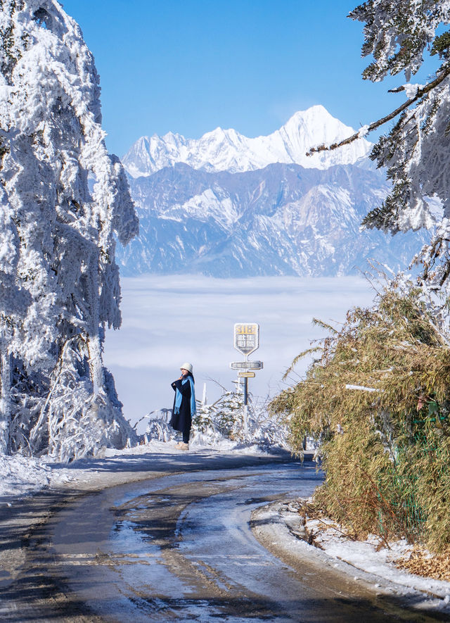 未去過東北，四川也有童話般的霧凇森林