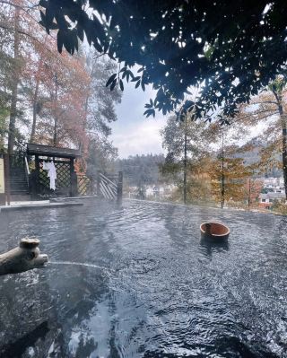 石阡佛頂山溫泉小鎮，邂逅御湯生的極致浪漫