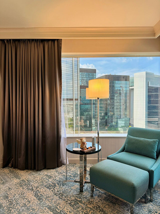 ✨香港JW萬豪｜三次來港終於鎖定「滿意海景房」！從早到晚被美景包圍～🌊