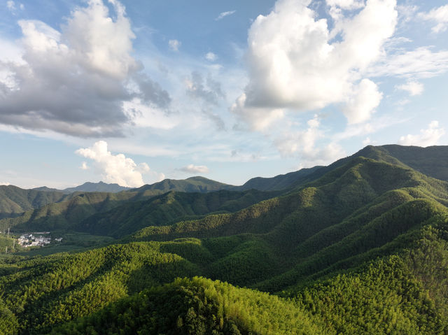 推開窗就是皖南的山水詩畫「觀山」