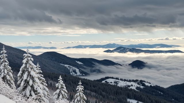 今天的一場雪 嵩山雪後的嵩山 才是打開最仙境的方式