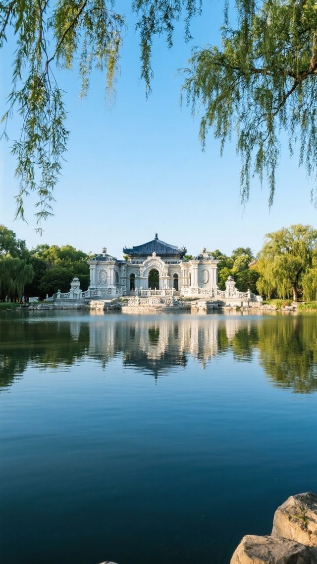 圓明園西洋樓絕美倒影