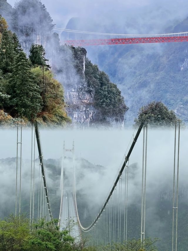 德夯大峽谷徒步｜在「雲端」的流紗瀑布下我找到了夏天！