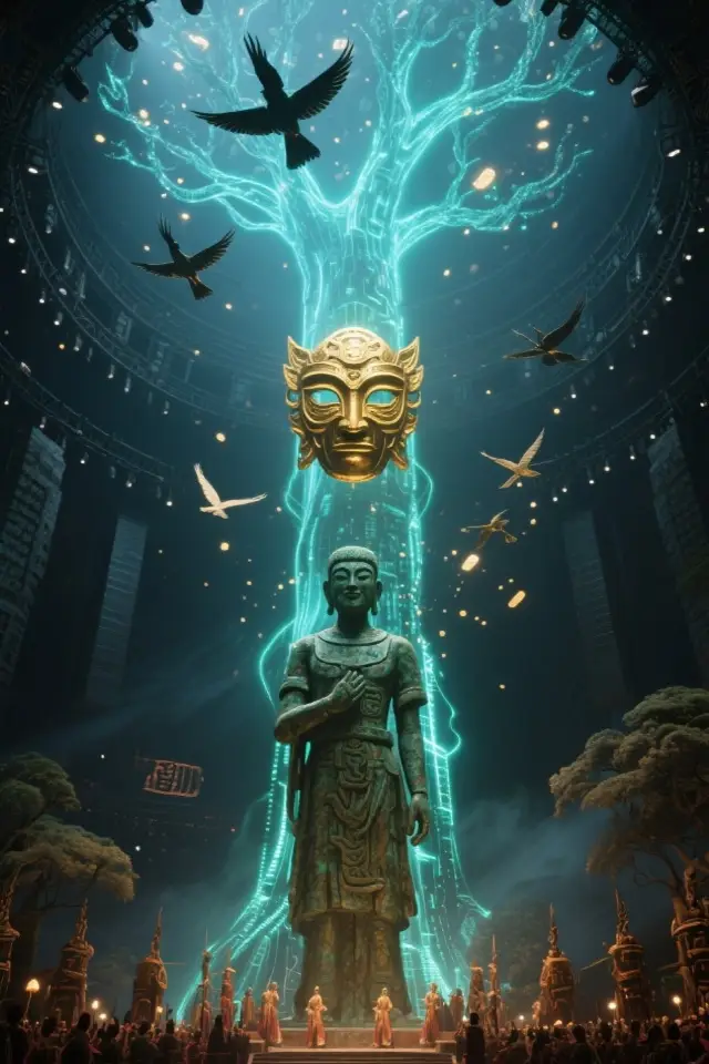 [Crossing a Millennium · Immersive Light and Shadow] The Sanxingdui Digital Art Theater is officially launched! 