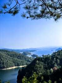 秋天來千島湖別有風味，水天一色美如畫！