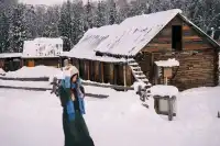 我在禾木幫朋友拍到了情書同款！