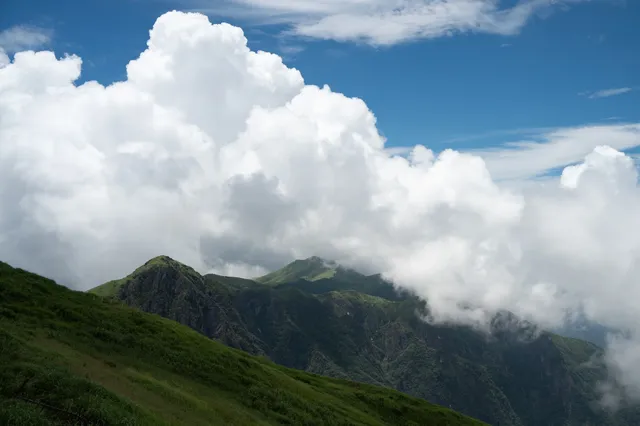 你問我什麼是自由?是七月底的武功山 你問我什麼是自由?是七月底的武功山