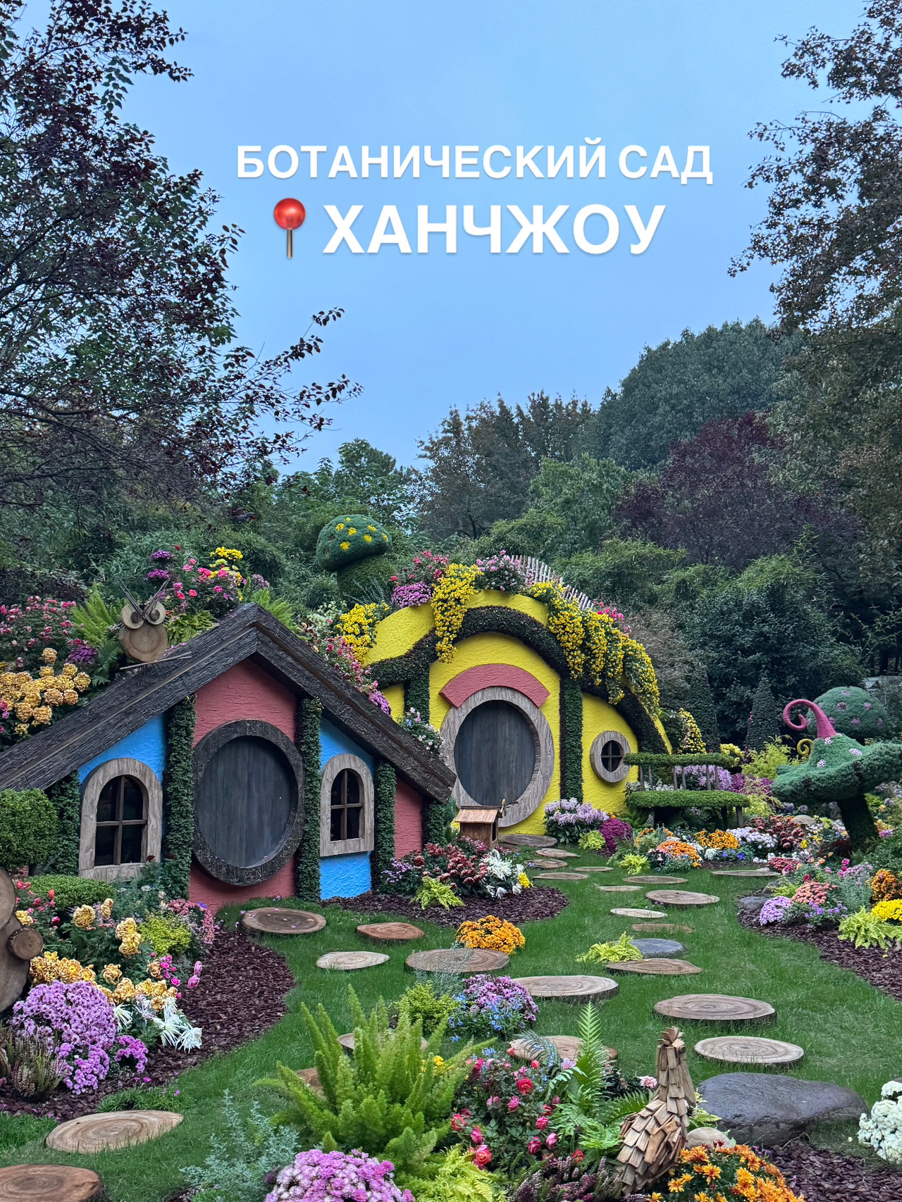 The Hangzhou Botanical Garden is open daily from 8:30 AM to 4:30 PM.
An incredibly beautiful place where you can spend several hours. There are numerous floral installations perfect for taking countless photos and videos.

Cost - 10 yuan (tickets can be purchased directly at the ticket office).