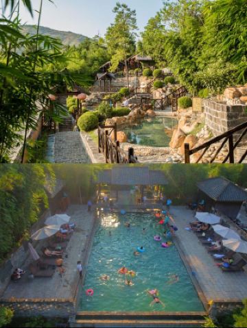 Chongyang Secret Realm, Slow Time with Kids at the Hot Springs