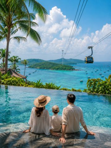 This water park that you can only reach by cable car is perfect