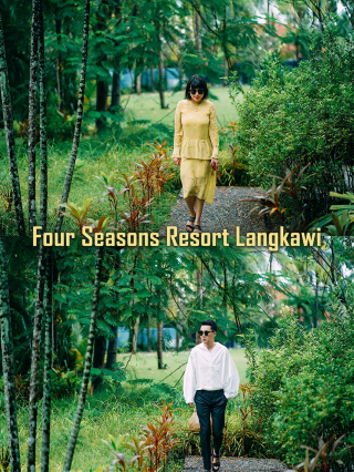 Married for 23 years, and we still take photos of each other with care. Four Seasons Resort Langkawi
