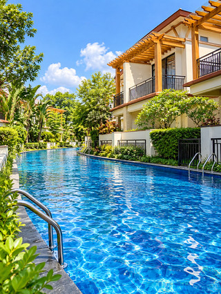 A hidden gem of a resort where you can slide straight into the pool from your doorstep. Found a treasure for a short getaway near Guangdong! Yingde Baodun Lake Hushan Hot Spring Resort