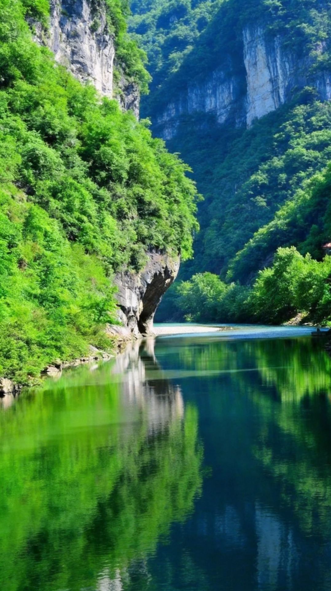 Linjiang Lixia | A hidden canyon on the Sichuan-Shaanxi border, a one-stop destination for waterfalls and primeval forests
