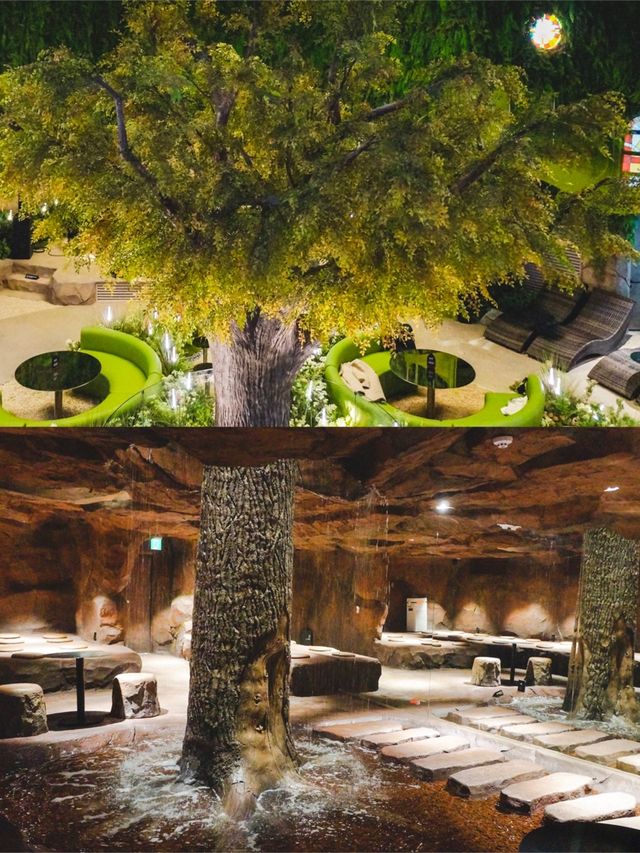 태초의 숲 모티브, 초대형 업사이클 카페🌳
