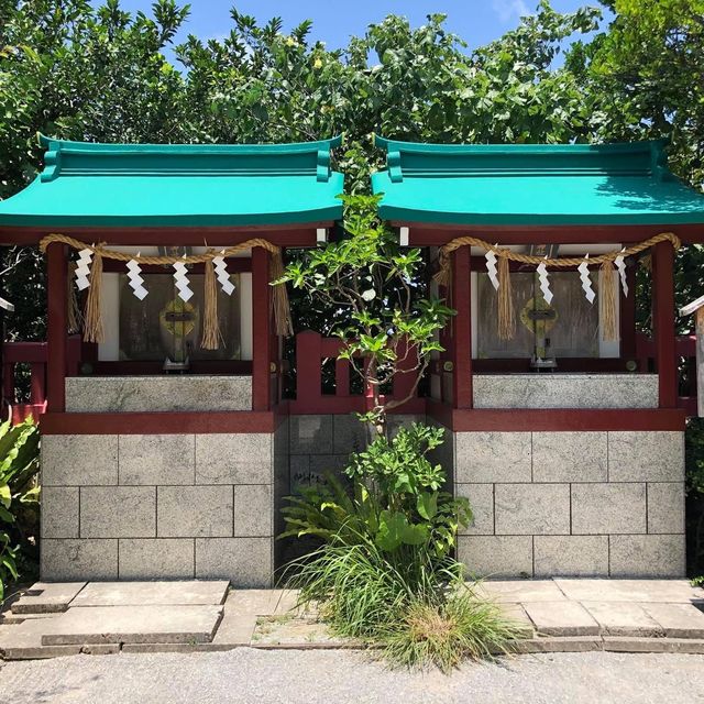 沖繩著名波上宮🫶🏻海島出名崖邊神社⛩️
