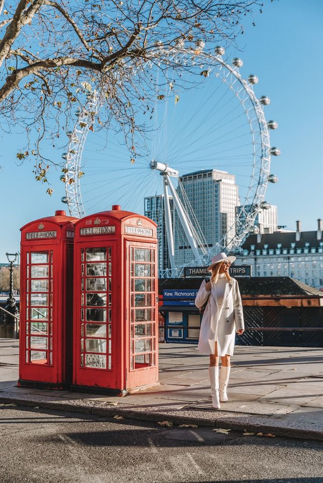 My fave spot to watch the London Eye! 🇬🇧 