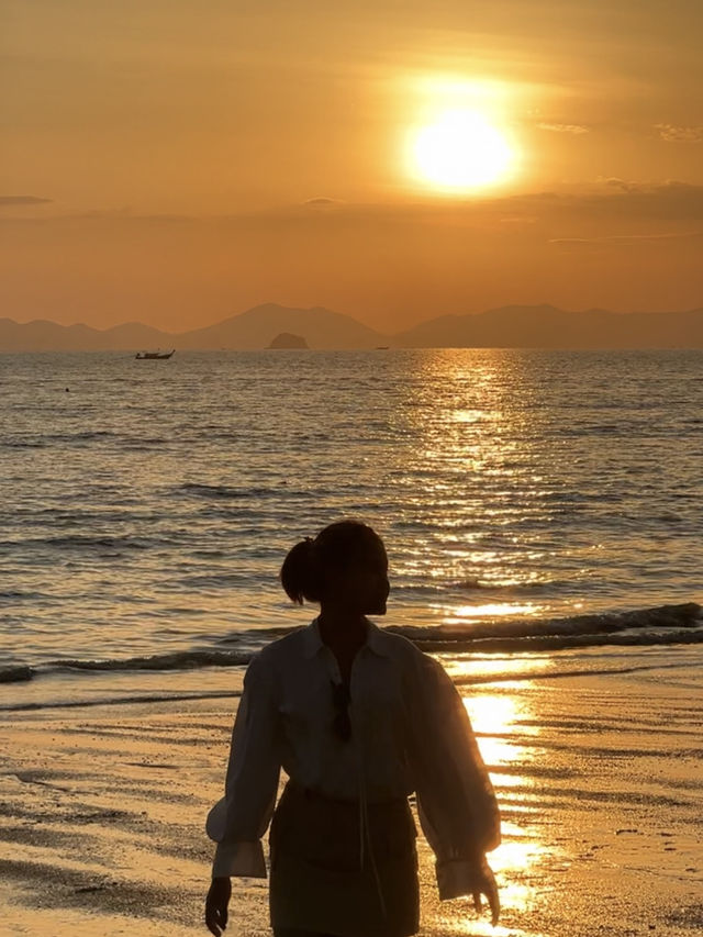 ไปดูพระอาทิตย์ตกที่อ่าวนาง 🌅☀️