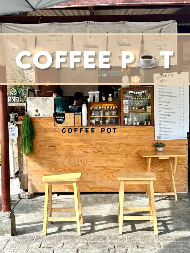 Coffee Pot ☕️ กาแฟอร่อยที่อัมพวา