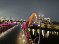 สะพานสายรุ้ง เปลี่ยนสียามค่ำคืน