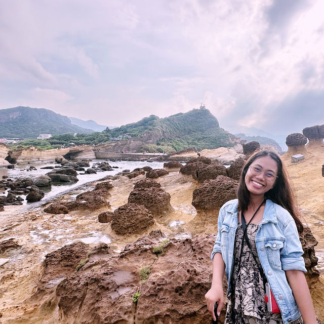 The Wonderful Rocks at Yehliu Geopark 🩵