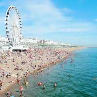 Beachfront day at Brighton Pier, England 🇬🇧