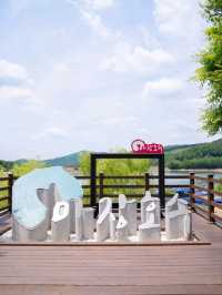 산책하기좋은 마장호수 출렁다리