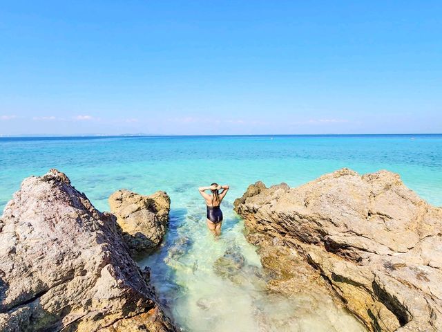 ดำน้ำ3เกาะระยองน้ำใสมาก​🌊มันนอก​ มันใน​เกาะทะลุ