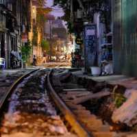 Train street in Hanoi