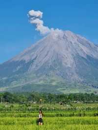 The Majesty of Mount Semeru Volcano