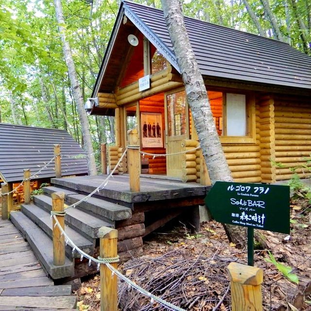 Log Cabin Shops in Sapporo